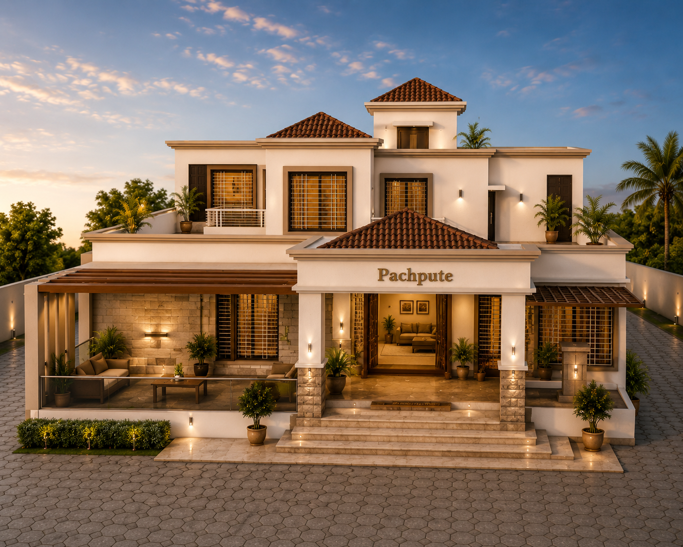 Pachpute Residence, Bungalow in Kashti, Ahilyanagar by Rajmudra Architects